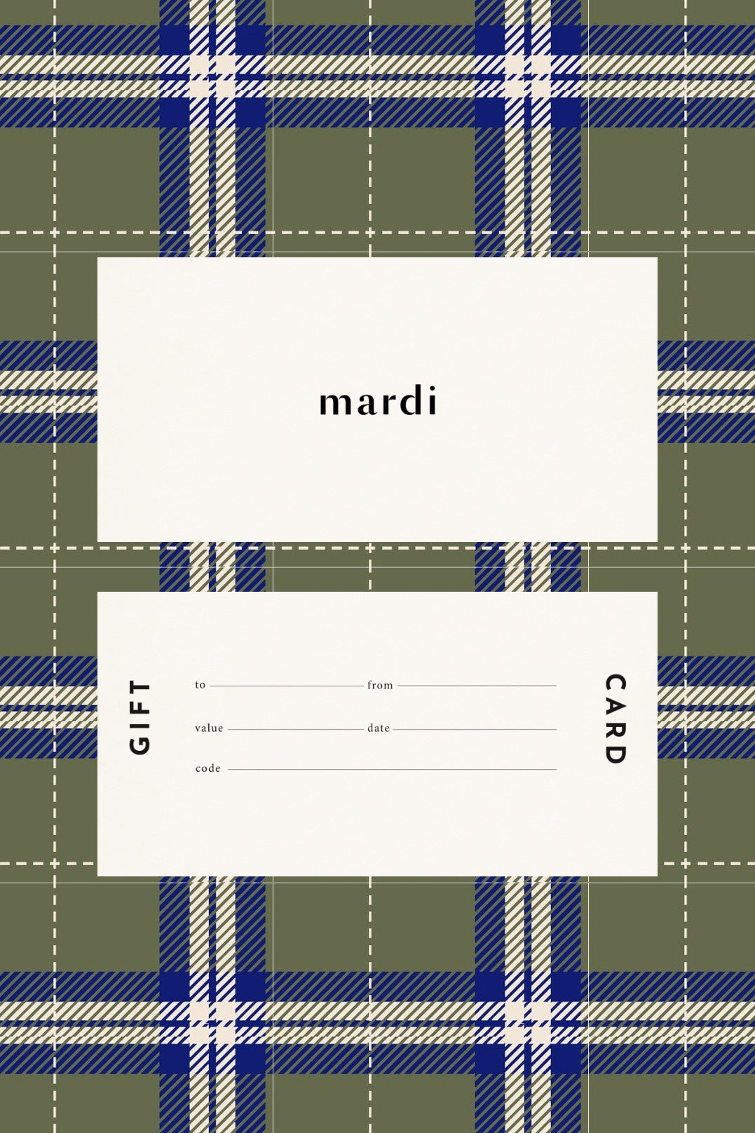 Carte cadeau digitale Mardi Editions