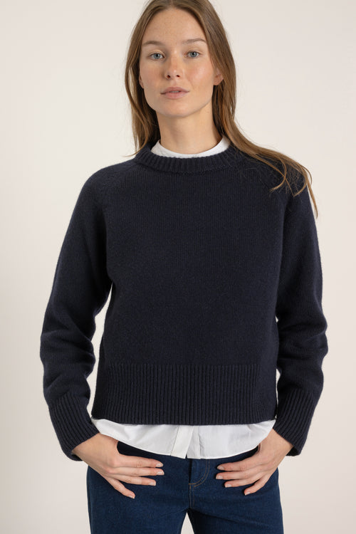 Pull Largo en laine