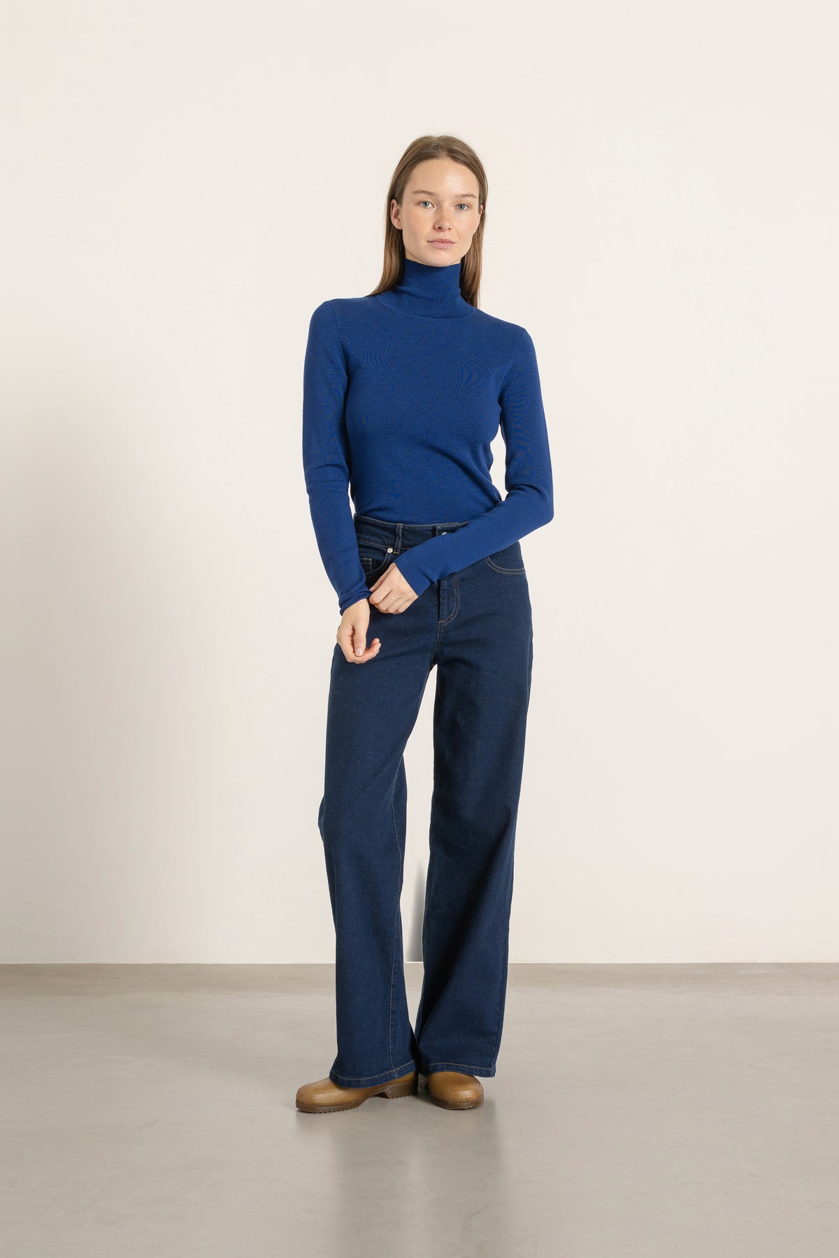 Pull Raoul en laine bleu roi | Mardi Editions