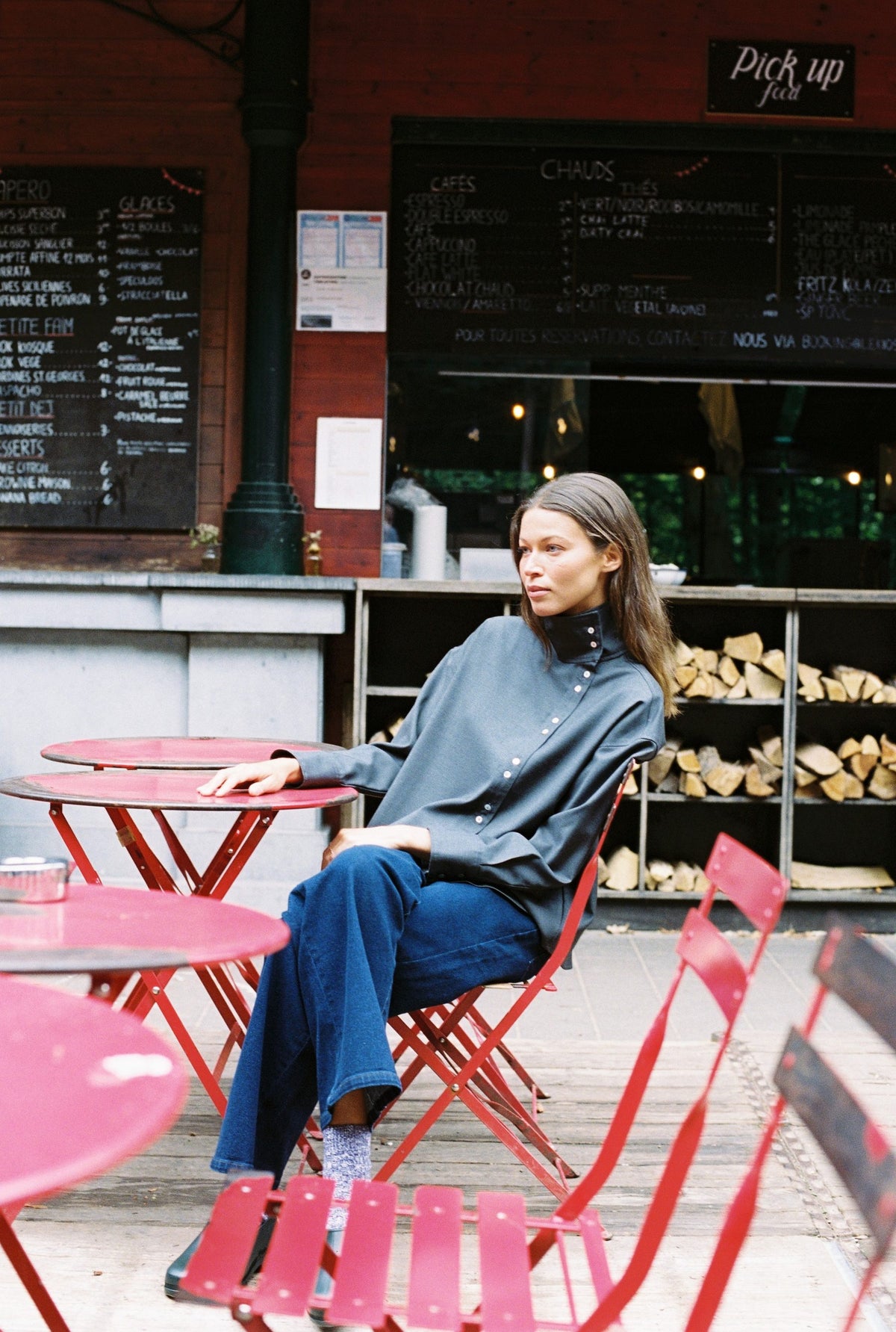 Morning at the kiosk, Bois de la Cambre