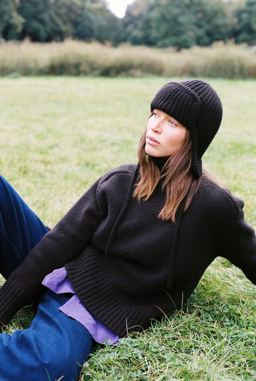 Lying in the grass