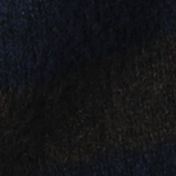 Détail maille rayée bleu marine et marron, Foulard Mardi