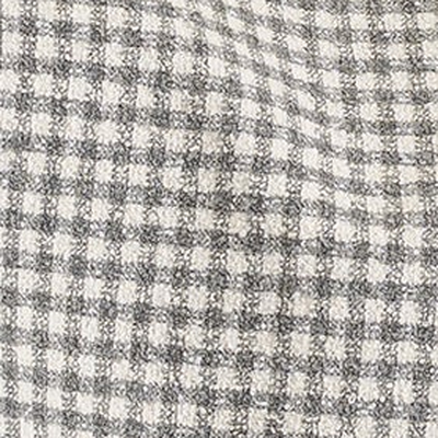 Swatch — Top Daphne vichy gris/blanc (macro)