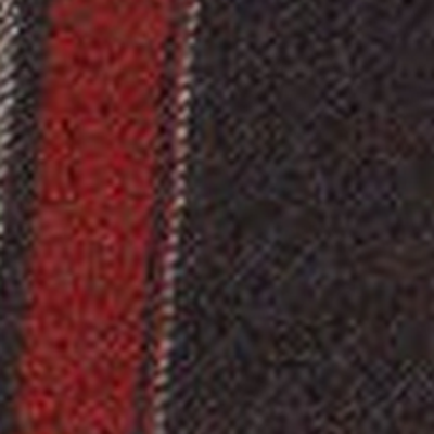 Swatch rayé brun/rouge (macro)